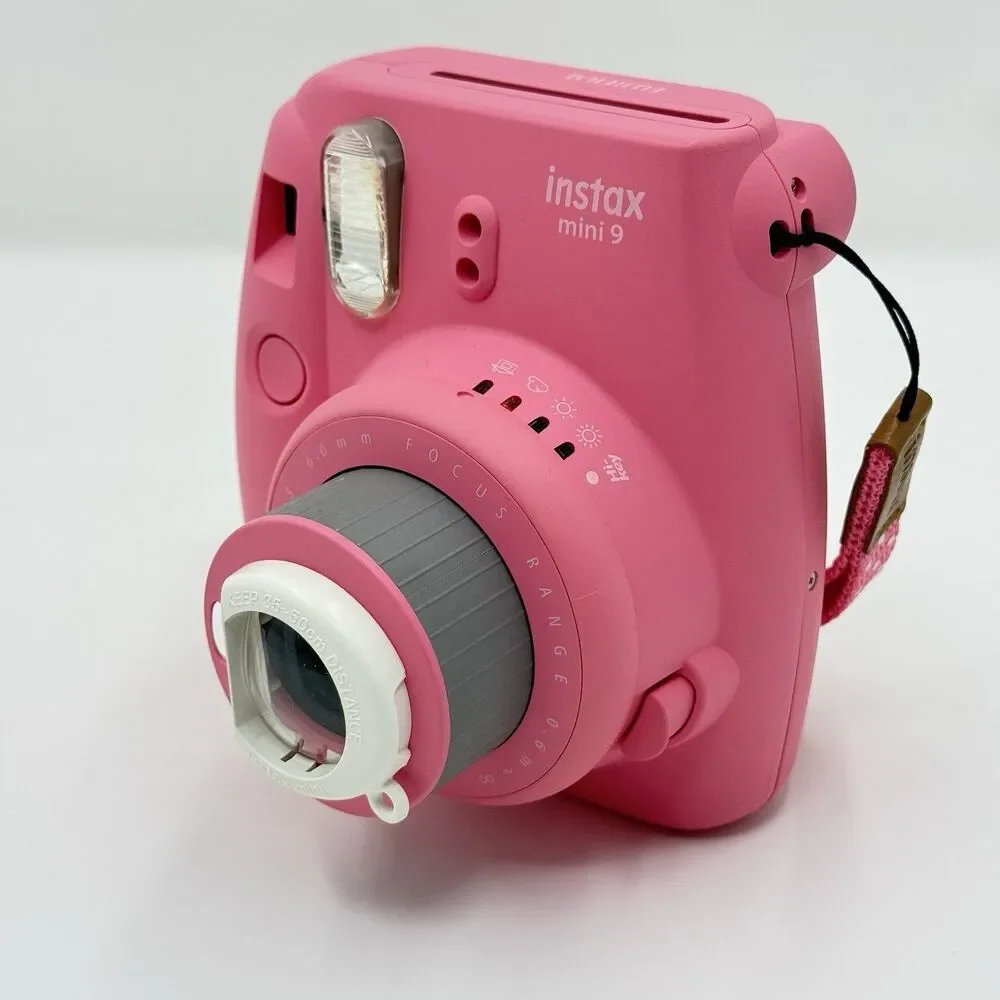 Fujifilm Instax Mini 9 Flamingo Pink Instant Camera Tested Box